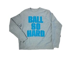 Vintage Rocawear Classic Crewneck Sweatshirt 2XL Gray Ball So Hard Y2K Hip Hop